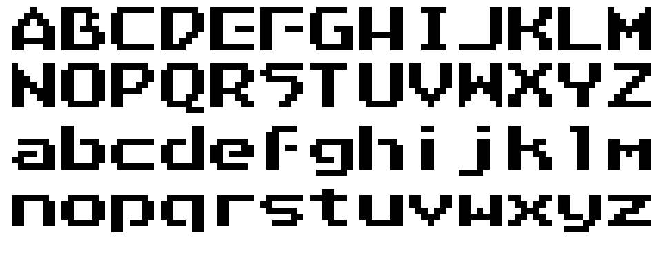 Arcology font specimens