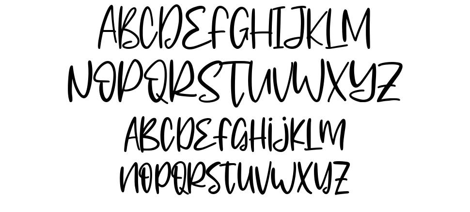 Arcticfunk font specimens