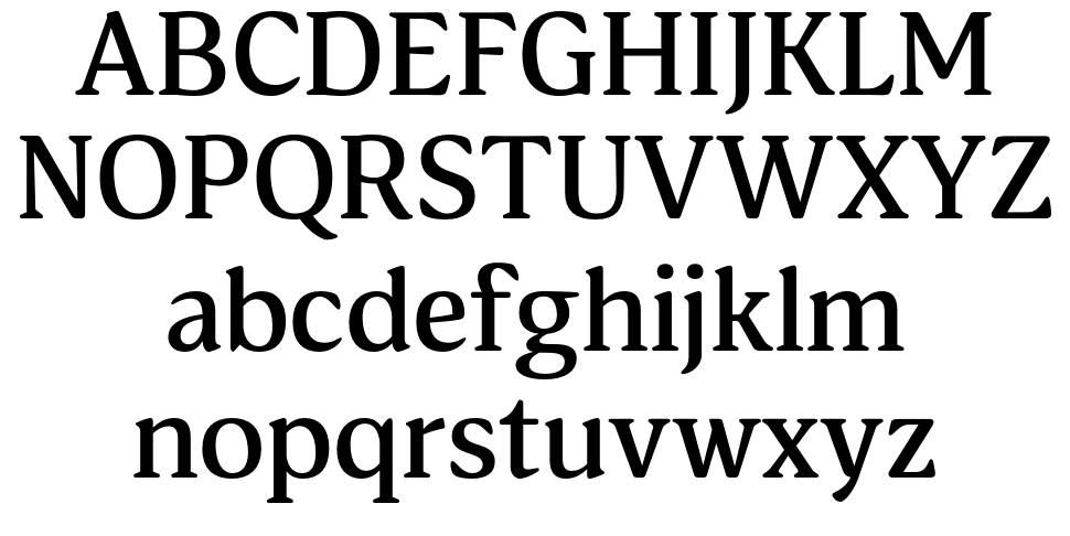 Arcuata font specimens