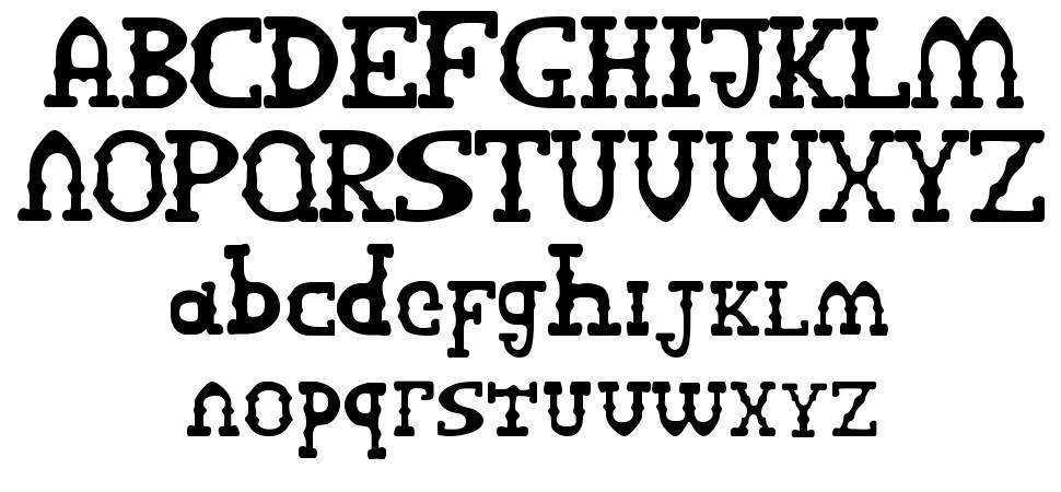 Arcutype SV font specimens