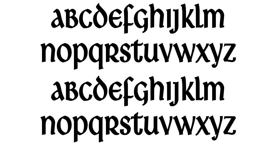 Ardagh font specimens