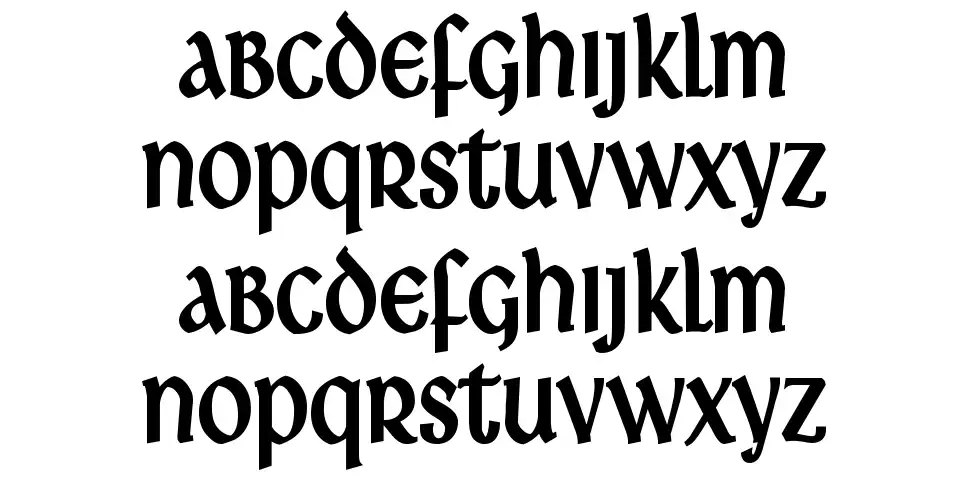 Ardagh font specimens