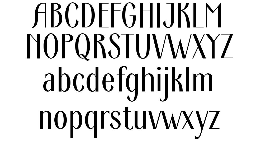Ardeco font Örnekler