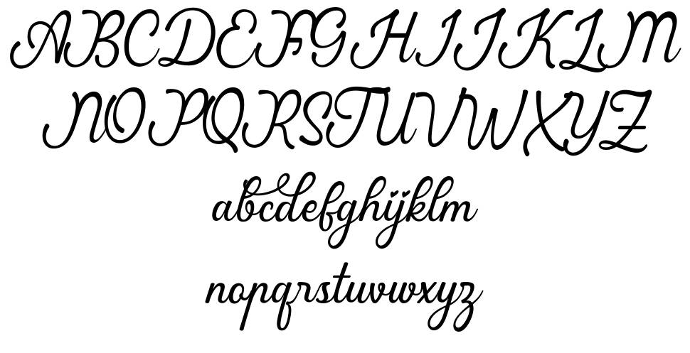 Ardila font specimens
