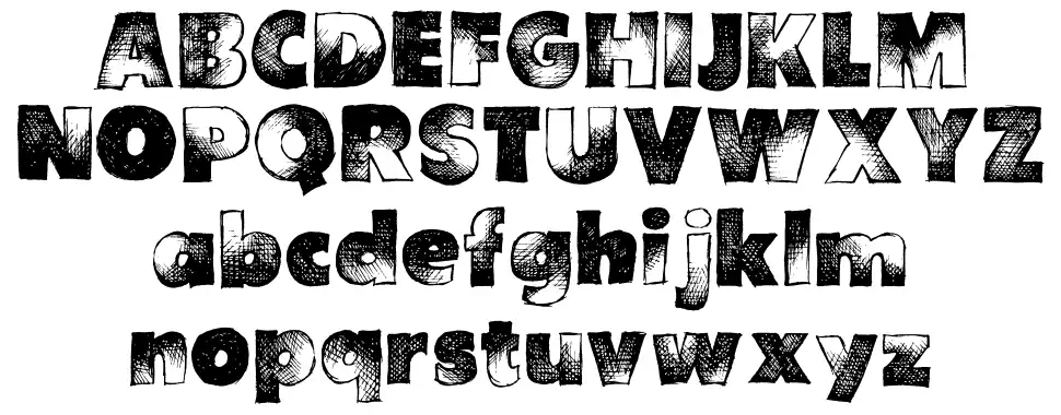 Are You Hung Up font specimens