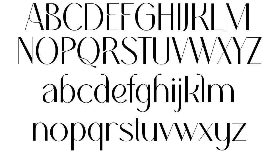Aredo font specimens
