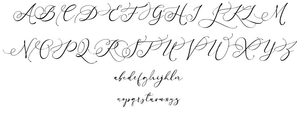 Arellia font Örnekler