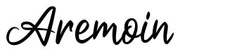 Aremoin font
