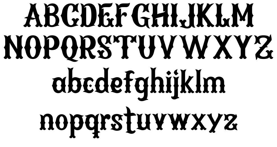 Arenosa BQ font specimens