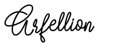 Arfellion font