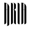 Aria 字形