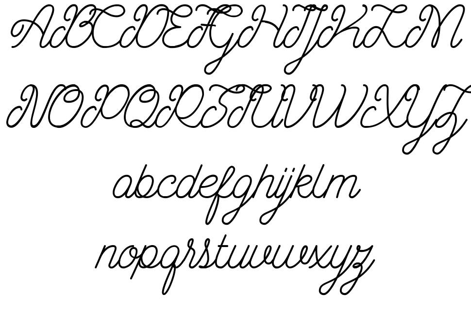 Ariana 字形 标本