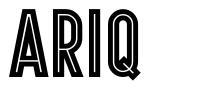 Ariq 字形