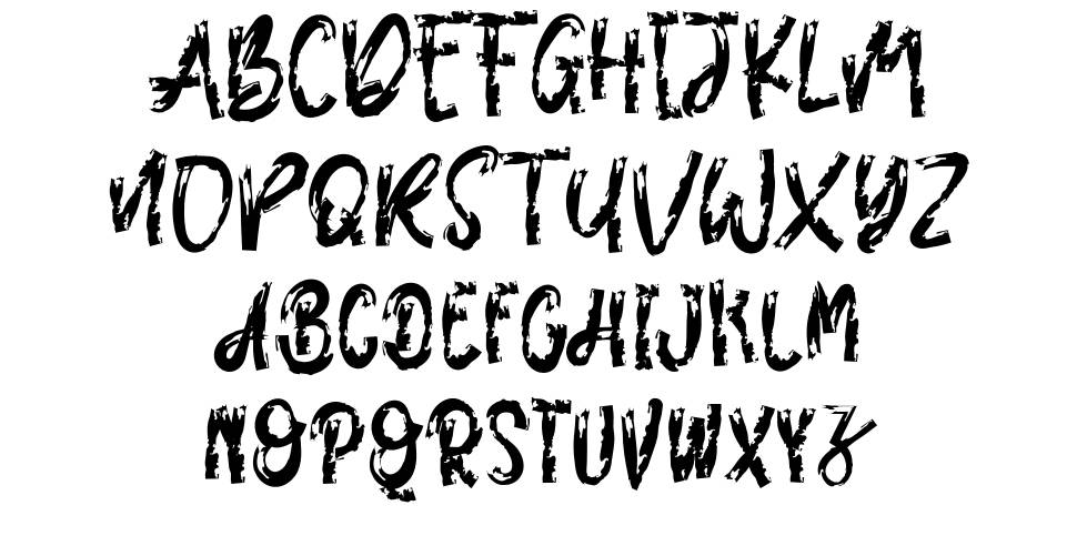 Arjuna Floyd font Örnekler