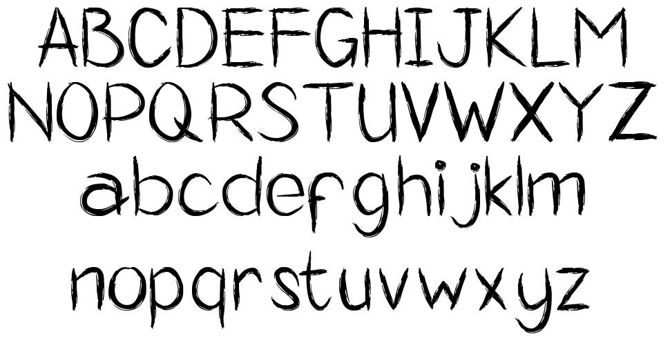 Arjuno font Örnekler