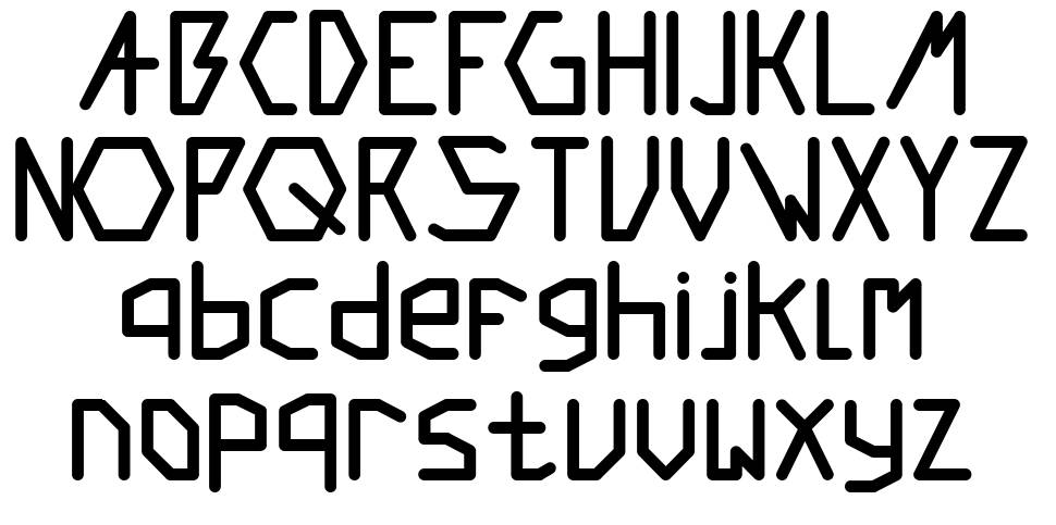 Ark Dotline font Specimens