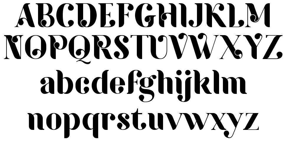 Arka Typeface 字形 标本