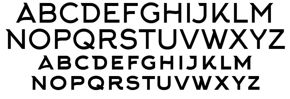 Arkhip font specimens