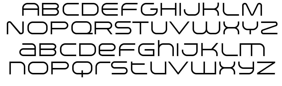 Arkitech font specimens