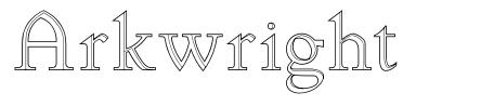Arkwright font