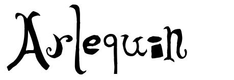 Arlequin font