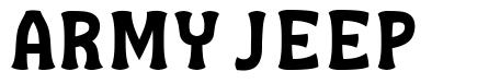 Army Jeep font