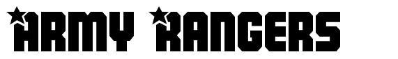 Army Rangers font