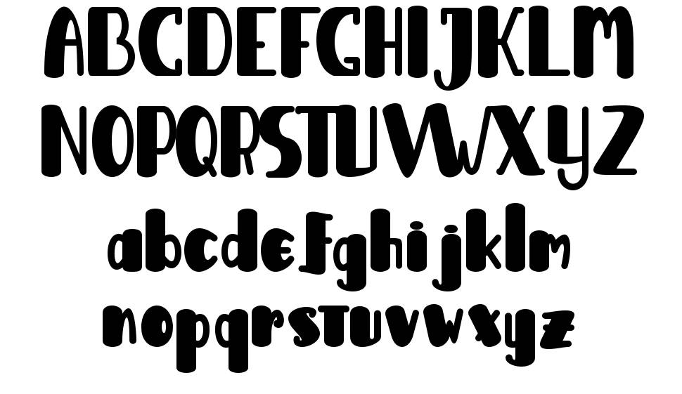 Arrany font specimens