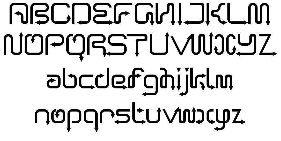Arro Terminal font specimens