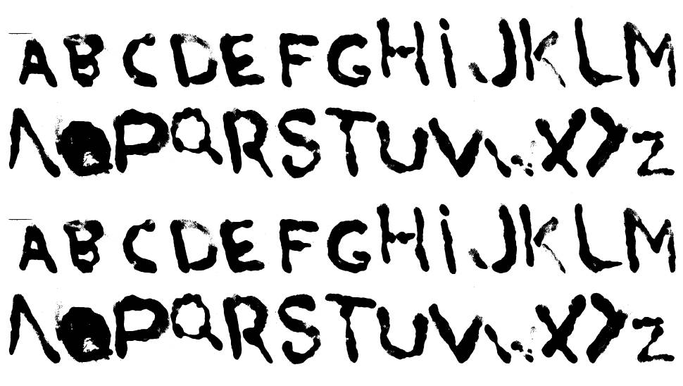 Arslan's Blood 字形 标本