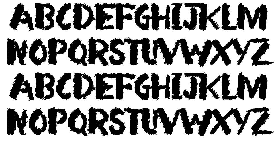 Arsonist フォント 標本