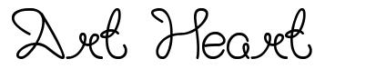 Art Heart шрифт