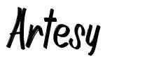 Artesy шрифт