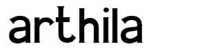 arthila шрифт