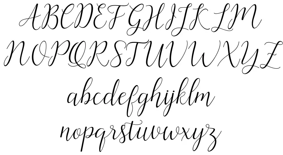 Artilla Script font Örnekler