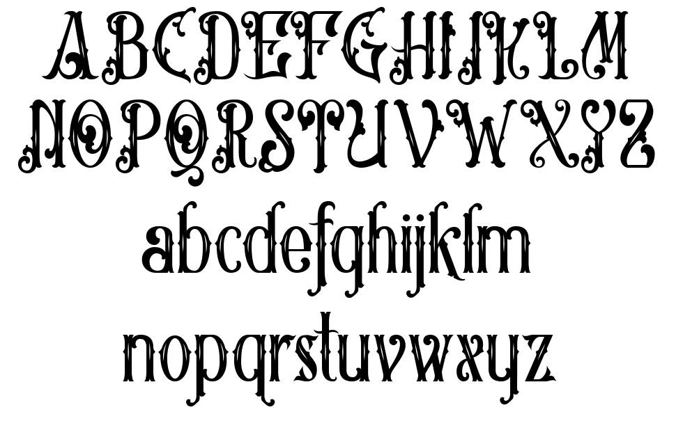 Artisocrat font specimens
