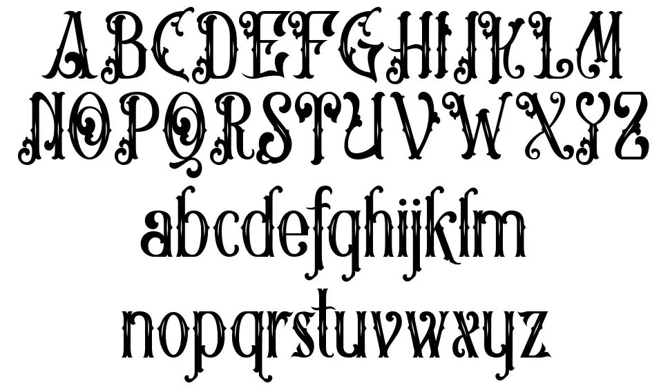 Artisocrat font specimens