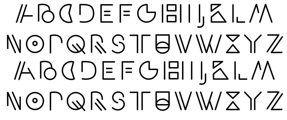 Artypa font specimens