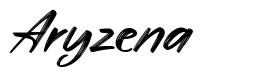 Aryzena font