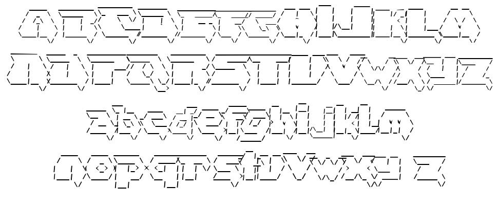 Asciid font