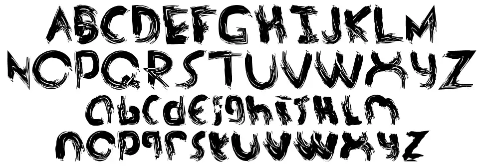 Asdf font specimens