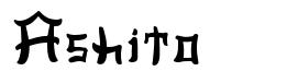 Ashito шрифт