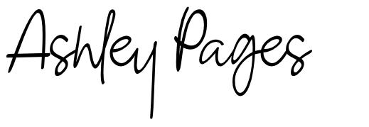 Ashley Pages schriftart