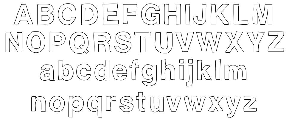 Ashley's Font font specimens