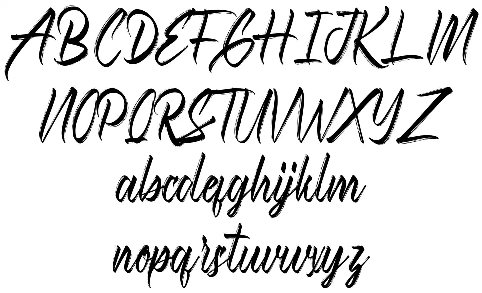 Ashly Tabitha font specimens