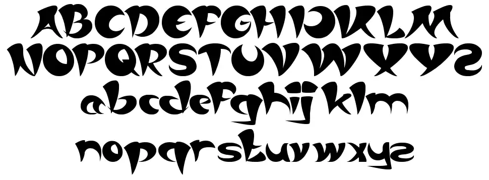 Asia Pacificfont specimens