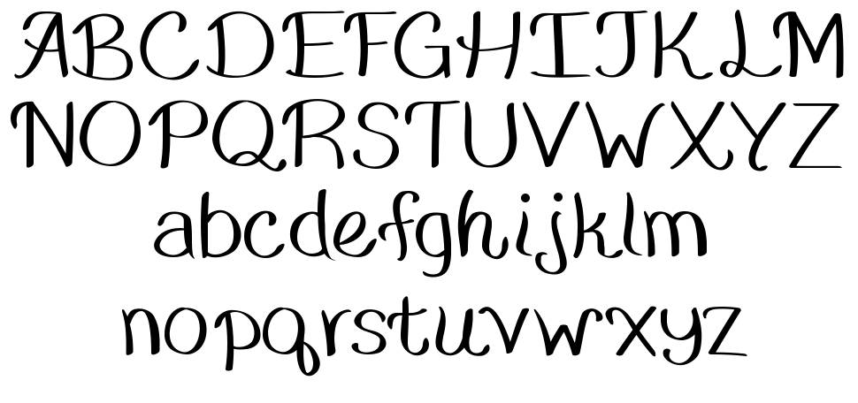 Asiago font Örnekler