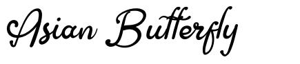 Asian Butterfly font