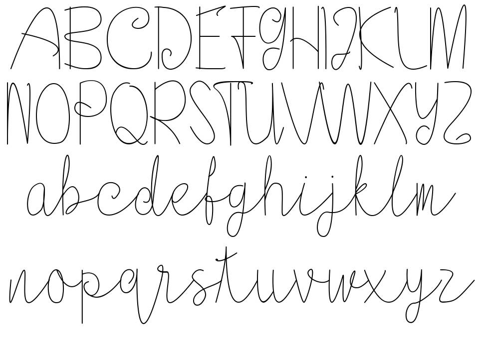 Askania font specimens