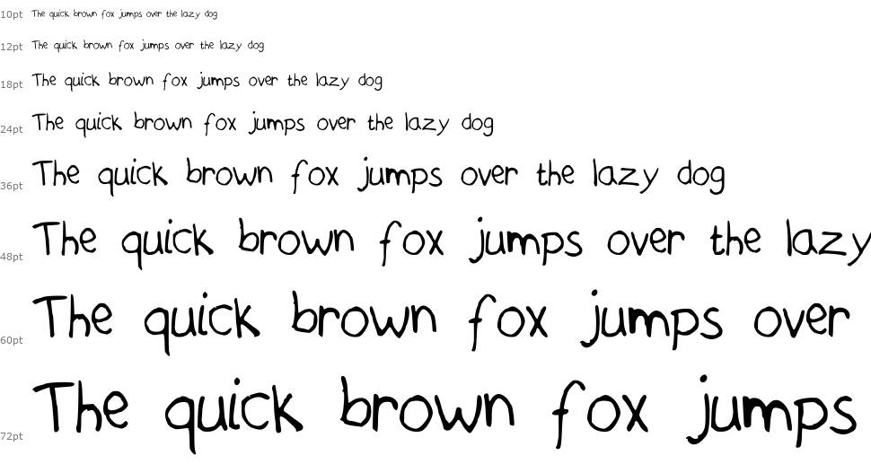 Askes Handwriting font Waterfall